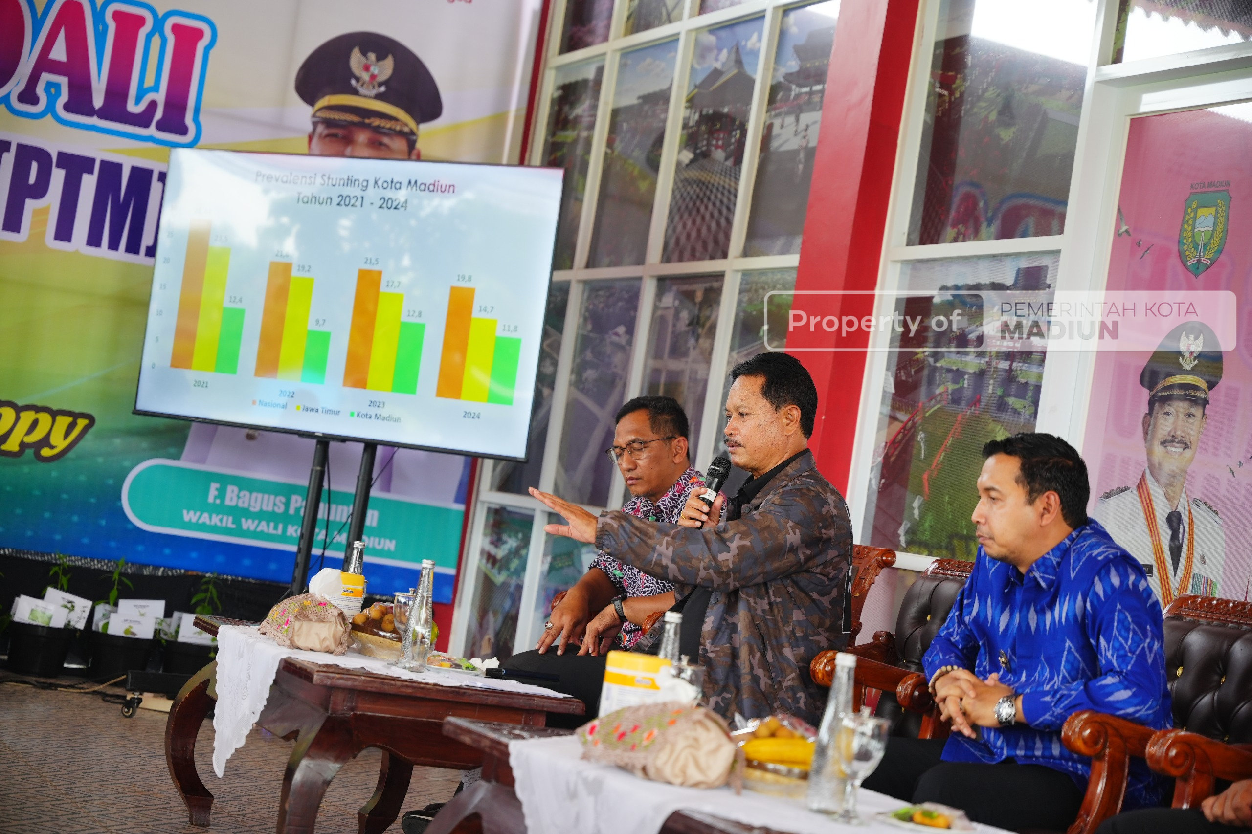 Wali Kota Madiun Resmikan Kampung Kendali PTM, Dorong Masyarakat Hidup Sehat dan Mandiri