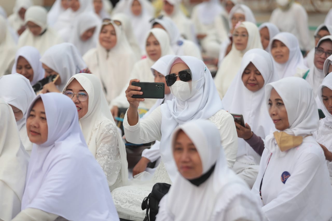 Halal Bihalal dengan Pedagang PRC, Wali Kota Sampaikan Rencana Penyempurnaan Kawasan