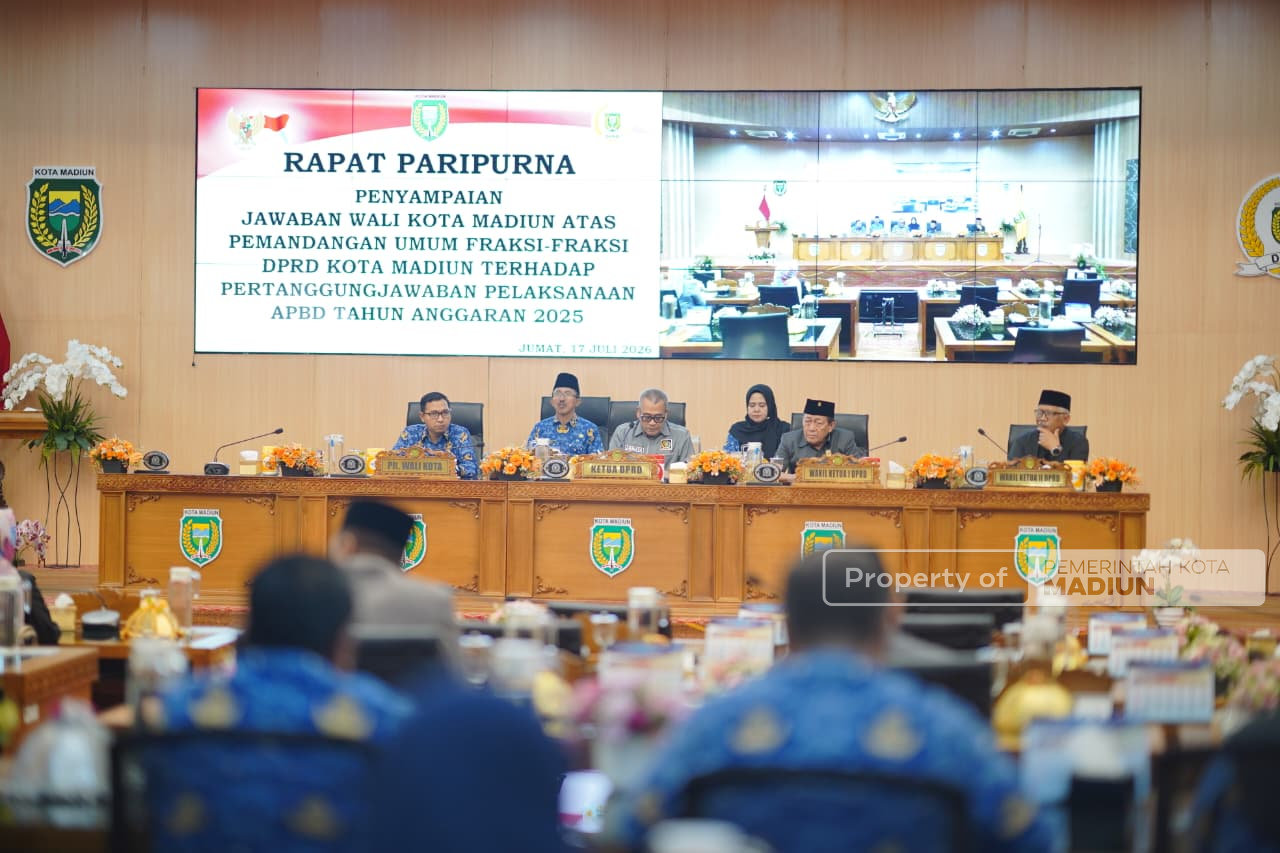 Jawab Pandangan Fraksi-Fraksi DPRD, Plt Wali Kota Tegaskan Komitmen Perkuat Tata Kelola Keuangan Daerah