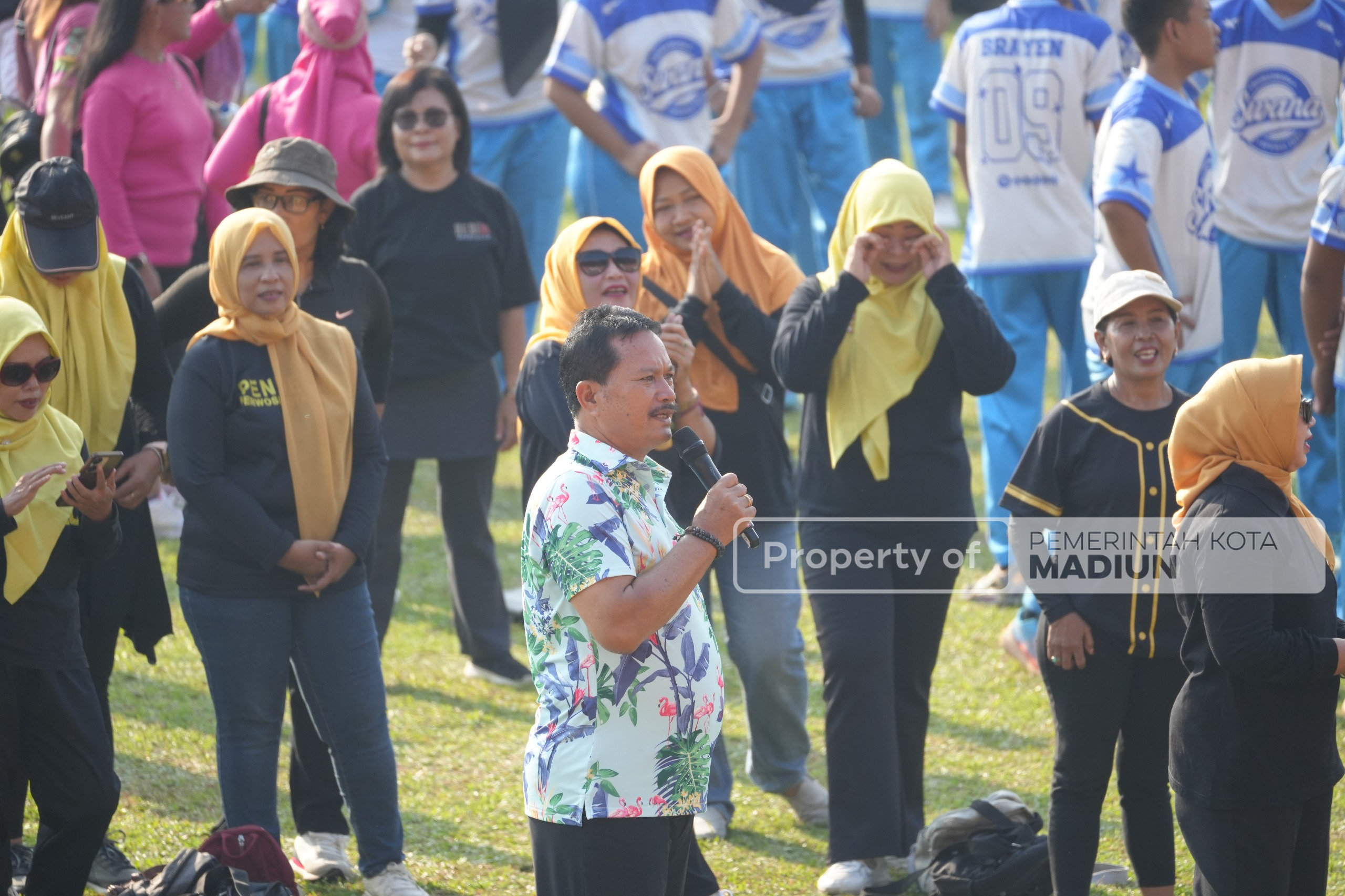 Peringati Haornas ke-42, Senam Bareng Gubernur Jatim Diikuti Ribuan Peserta
