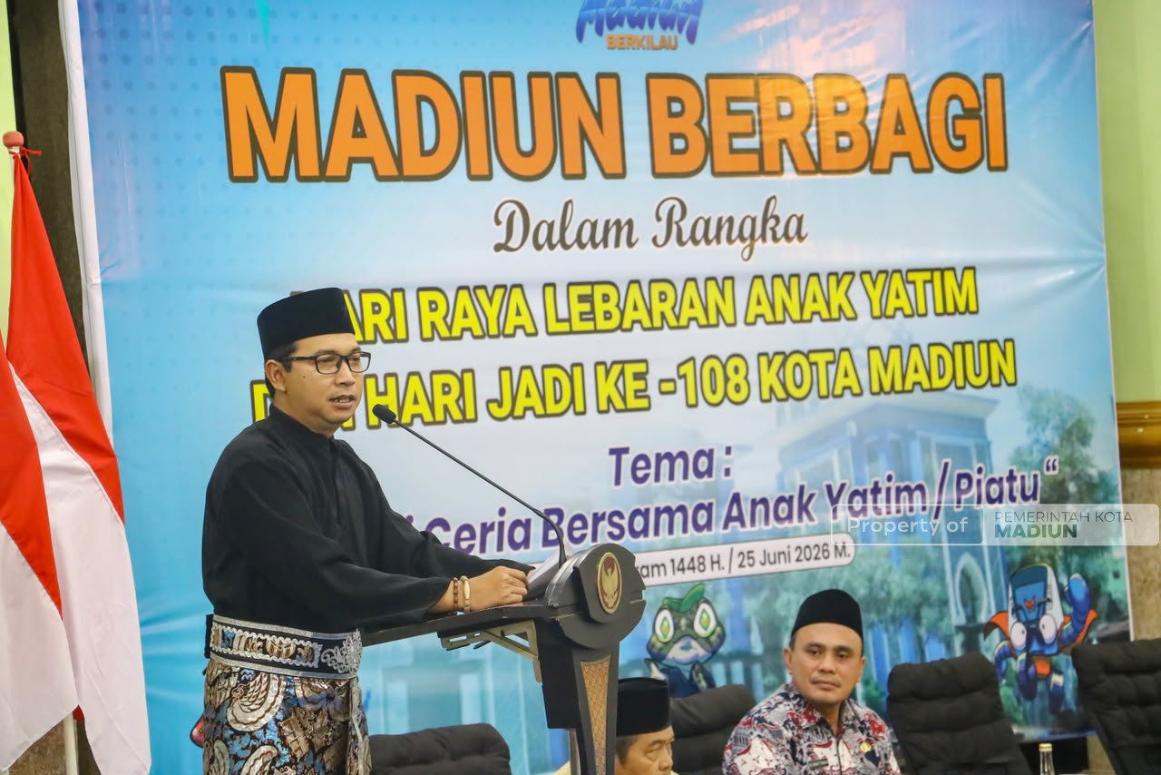 HUT ke-108 Kota Madiun Jadi Momentum Menebar Kebahagiaan bagi Anak Yatim Piatu
