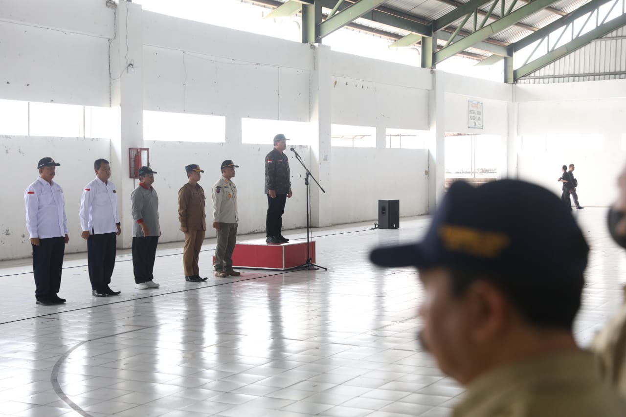 Pimpin Apel Tim Gabungan Pasar Besar Madiun, Wali Kota Pesan Jaga Ketertiban