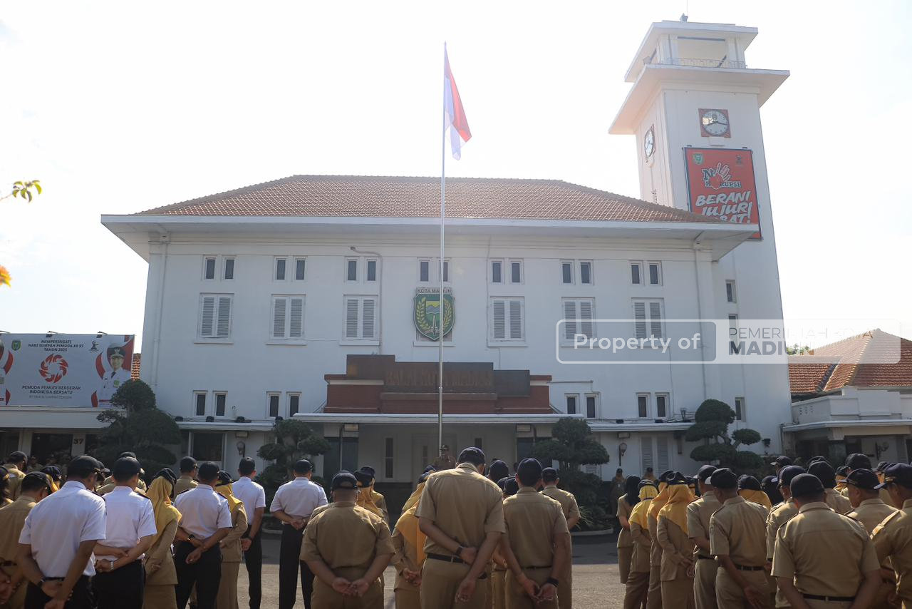 Pimpin Apel di Balai Kota, Sekda Ajak ASN Terus Tingkatkan Kinerja dan Pelayanan
