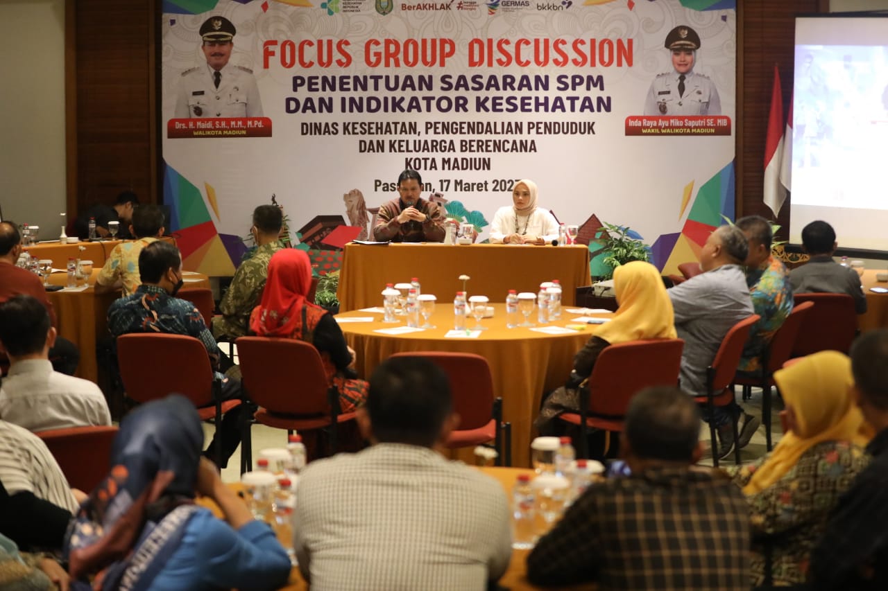 Tentukan Sasaran SPM dan Indikator Kesehatan, Wali Kota Pimpin FGD Bersama OPD Terkait