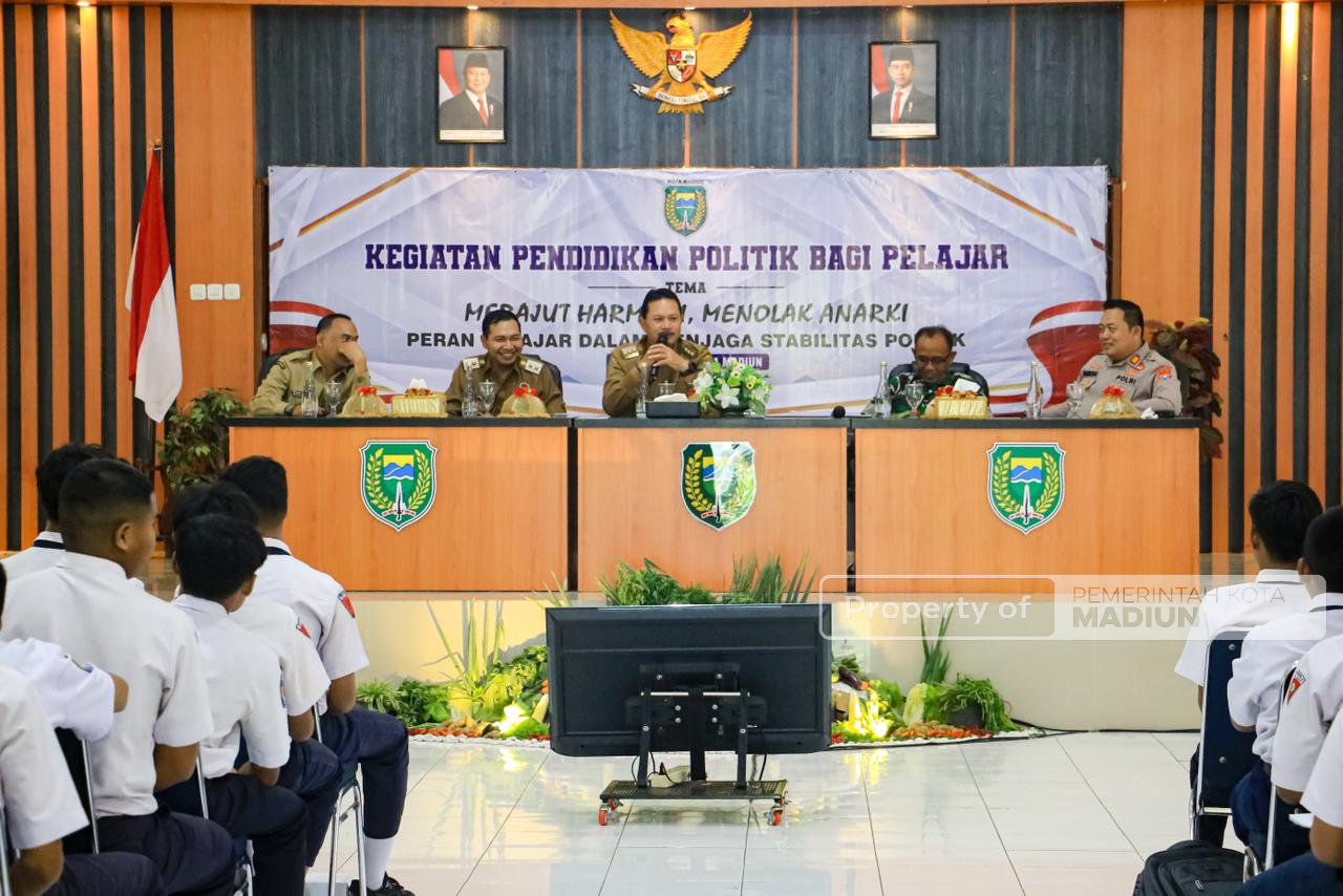 Lewat Sosialisasi Pendidikan Politik, Pemkot Madiun Ajak Pemuda Jauhi Tindakan Anarki