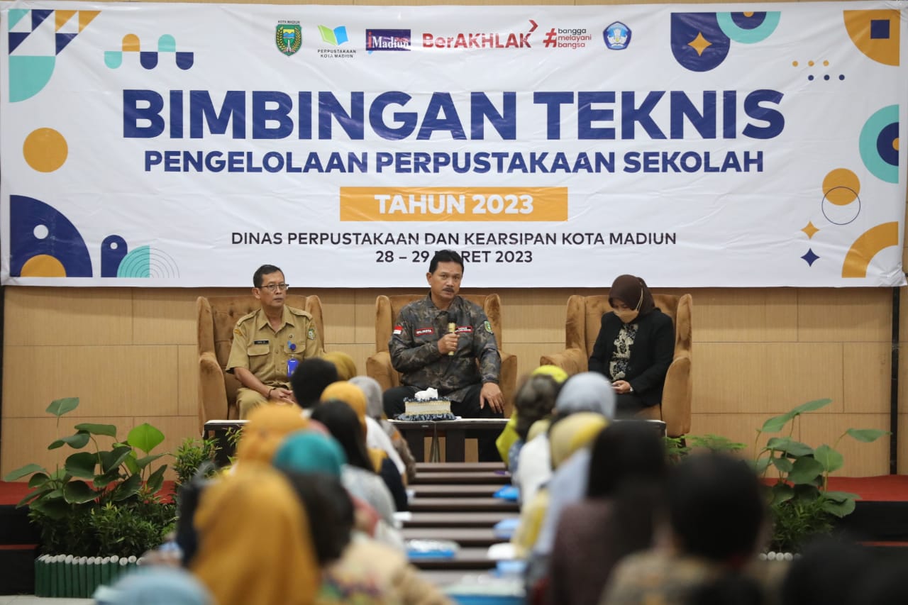 Hadiri Bimtek Pengelolaan Perpustakaan Sekolah, Wali Kota Targetkan Seluruhnya Terakreditasi A
