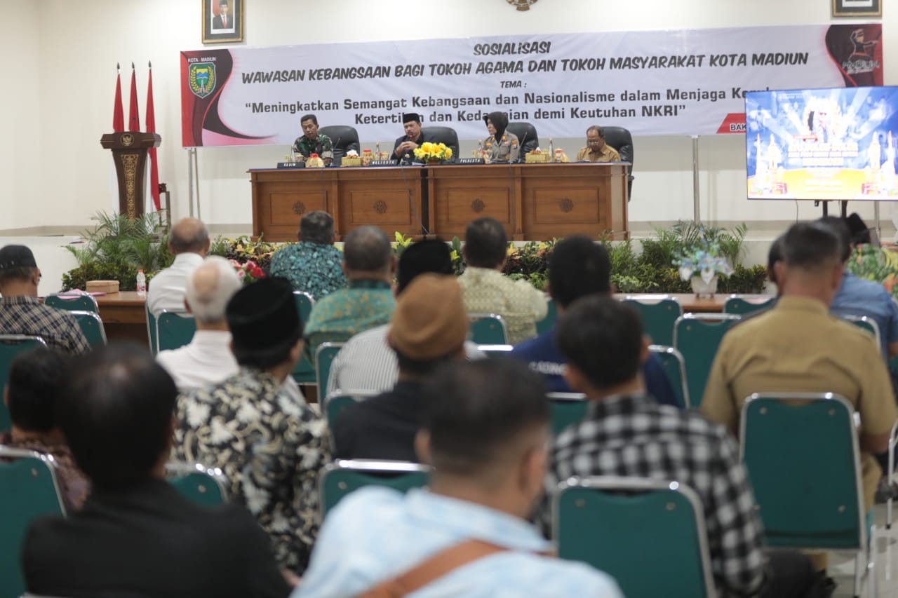 Sosialisasi Wawasan Kebangsaan, Wali Kota Ajak Toga dan Tomas Sebarkan Kedamaian Jaga Keutuhan