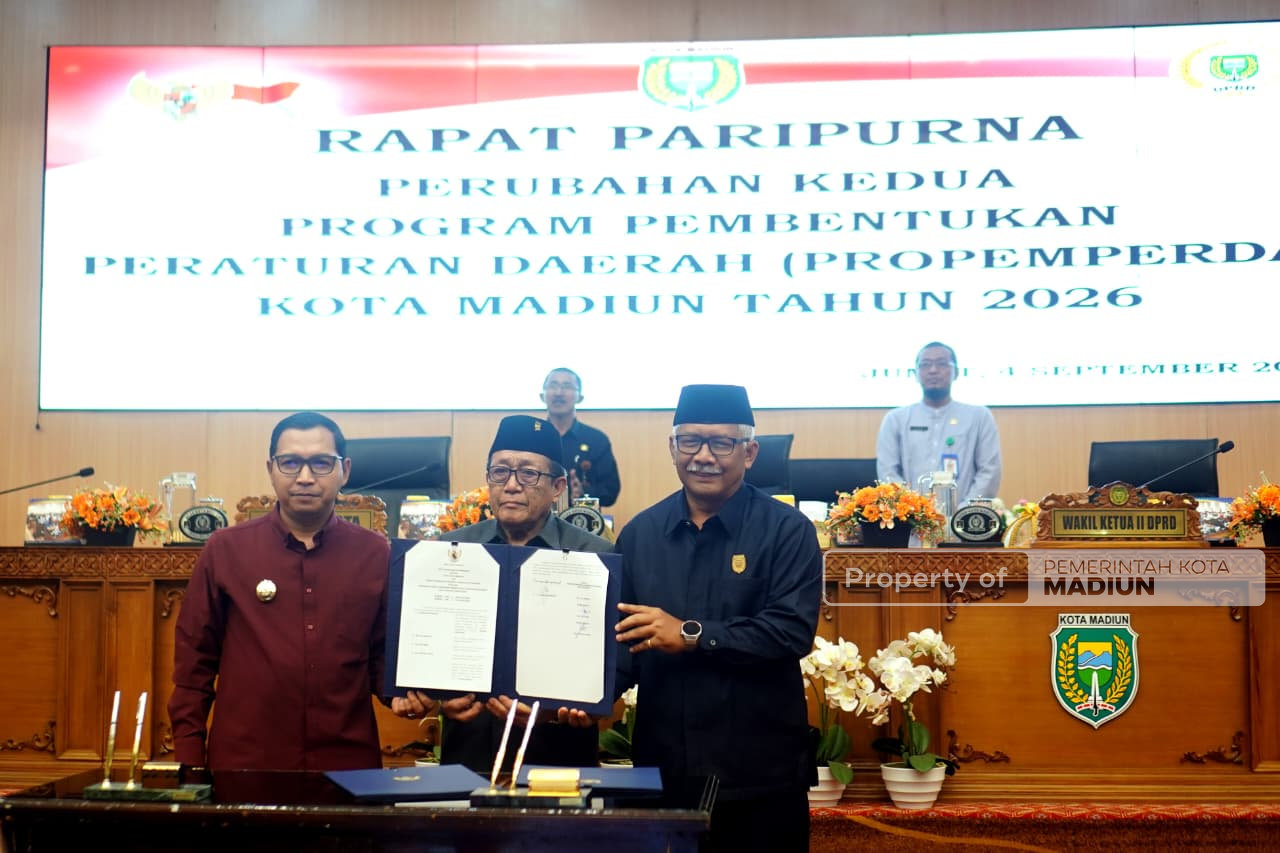 Pemkot-DPRD Tetapkan Perubahan Kedua Propemperda, Peningkatan Besaran Santunan Kematian Salah Satunya