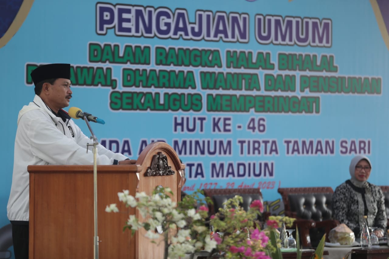 Gelar Halal Bihalal Bersama Keluarga PDAM, Wali Kota Pesan Jaga Kerukunan Untuk Tingkatkan Kinerja