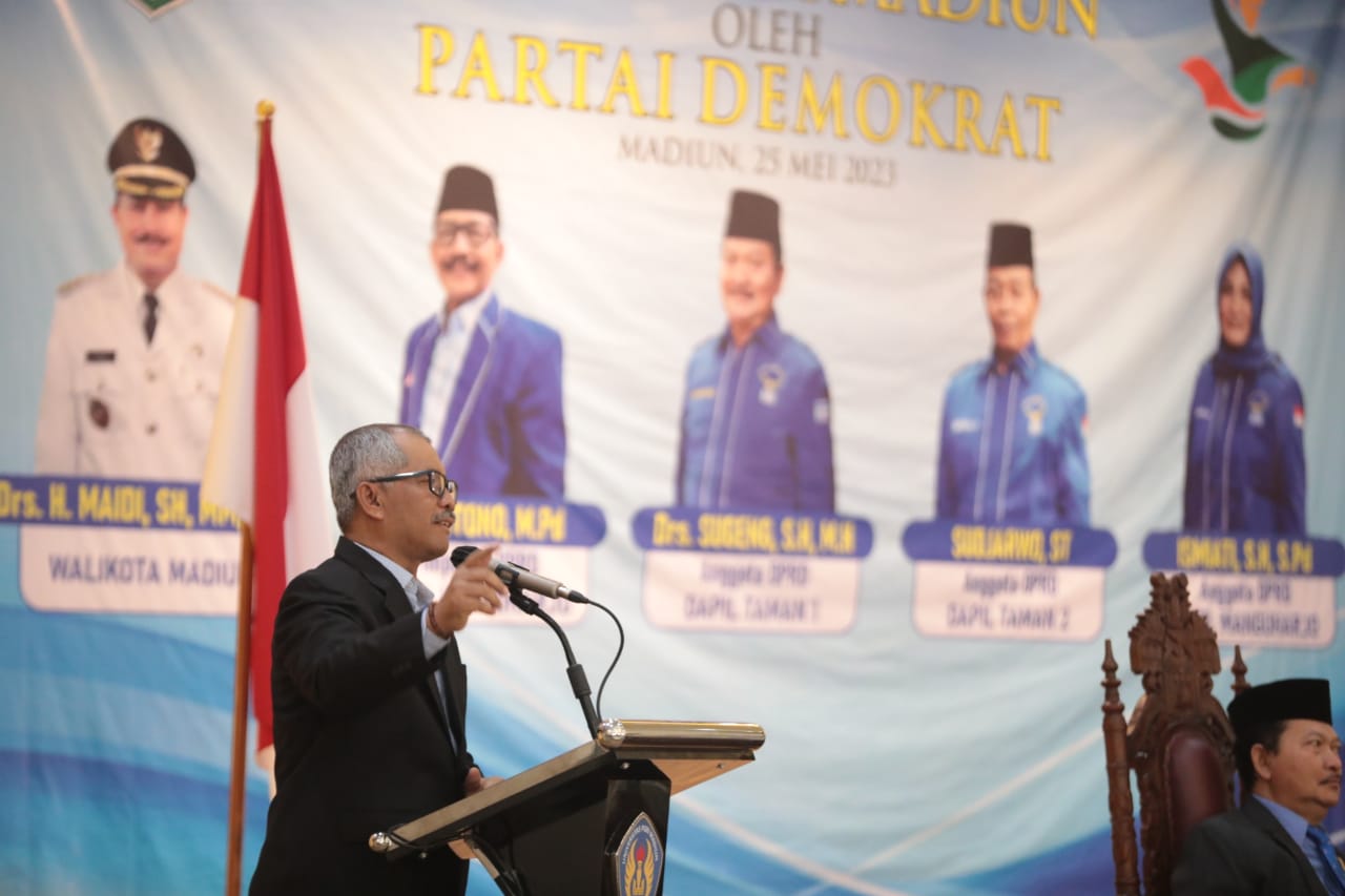 Beri Sambutan Pada Reses Demokrat, Wali Kota Ajak Kuatkan Sinergi Membangun Kota