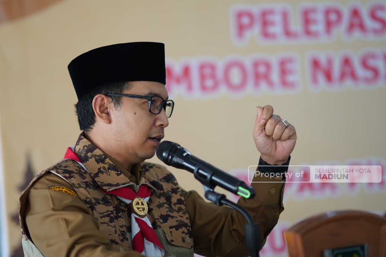 Plt Wali Kota Bekali Kontingen Jamnas XII, Minta Peserta Jadi Duta Kota Madiun