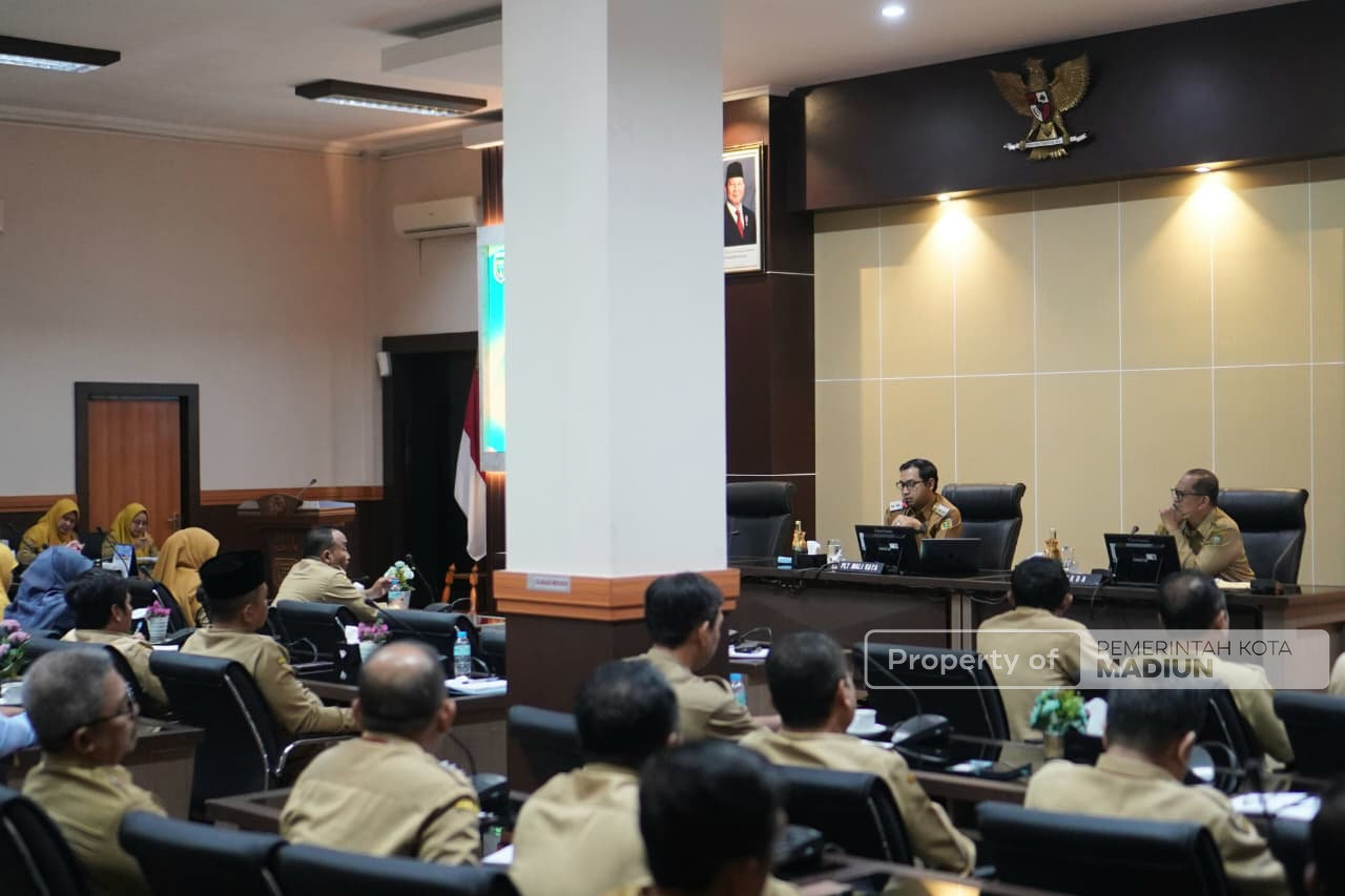 Pimpin Rapat Dinas, Plt Wali Kota Sampaikan Arahan Mendagri Soal Penguatan Integritas dan Pencegahan Korupsi