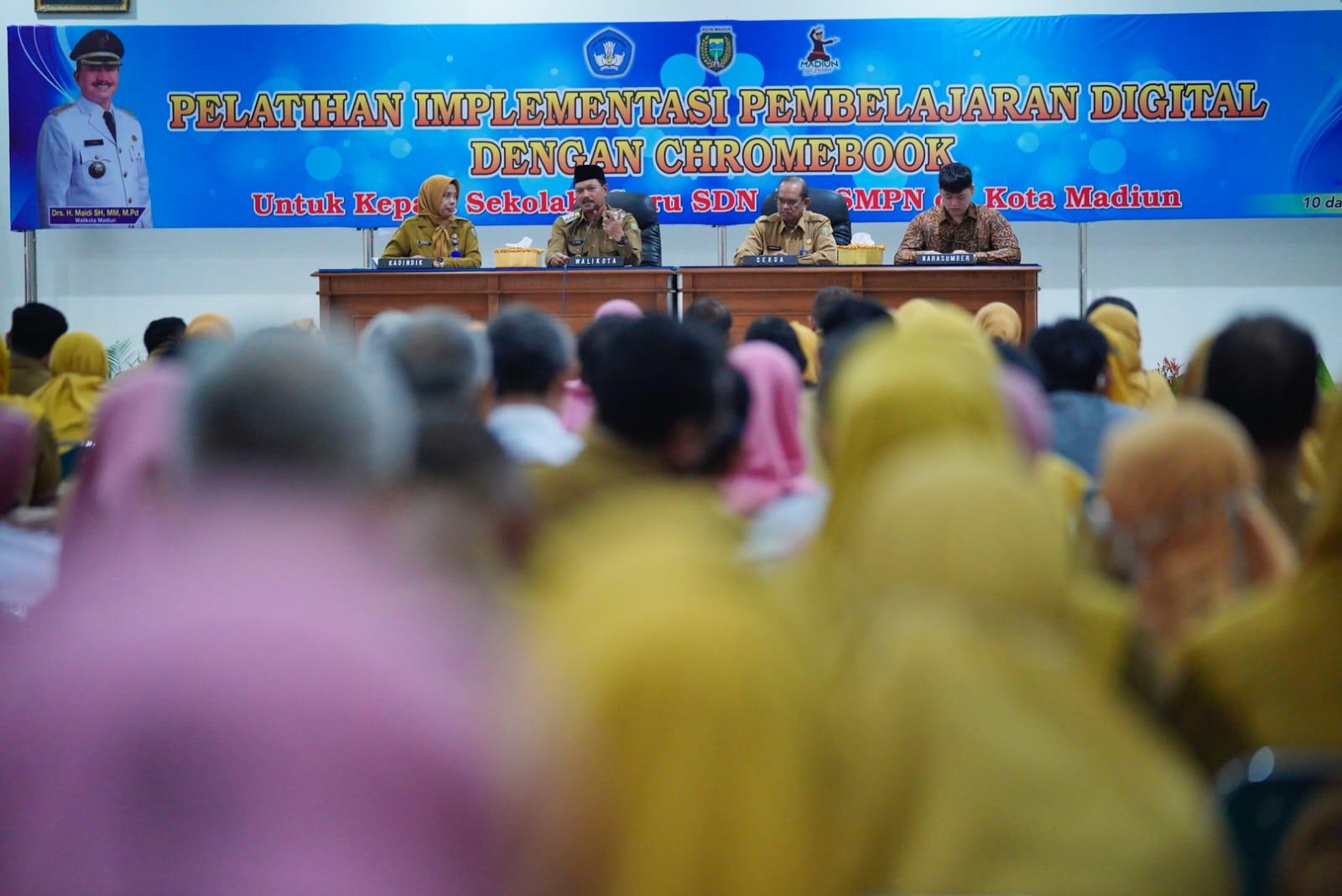 Buka Pelatihan Pelatihan Digital dengan Chromebook, Wali Kota: Guru Harus Melek Perubahan