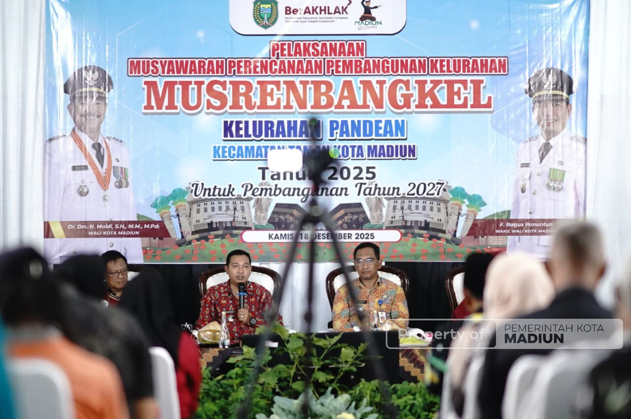 Wali Kota Madiun Hadiri Musrenbang di Empat Kelurahan, Warga Sampaikan Beragam Usulan Pembangunan