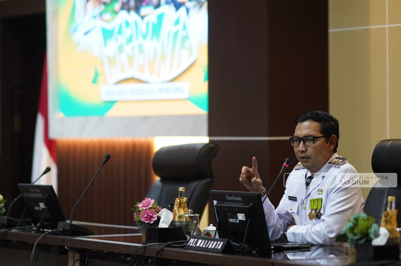 Rapat Dinas, Plt Wali Kota Madiun Tekankan Percepatan Program dan Sinergi OPD