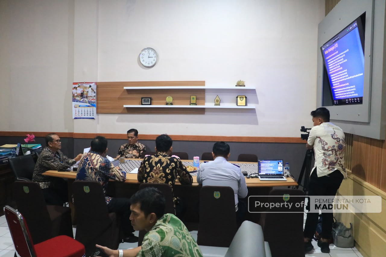 Jelang Kunjungan Menko IPK, Sekda Kota Madiun Matangkan Persiapan Sarasehan Kemerdekaan