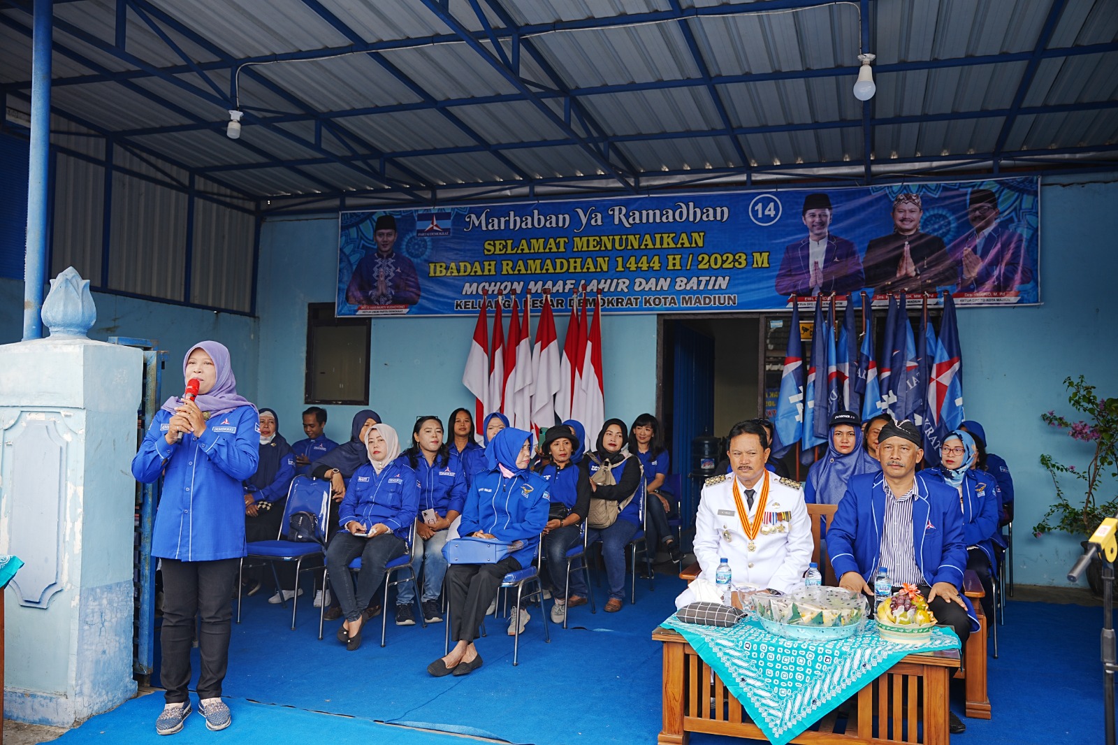 Peringati 4 Tahun MaDa, Wali Kota Hadiri Pagelaran Reyog di DPC Demokrat