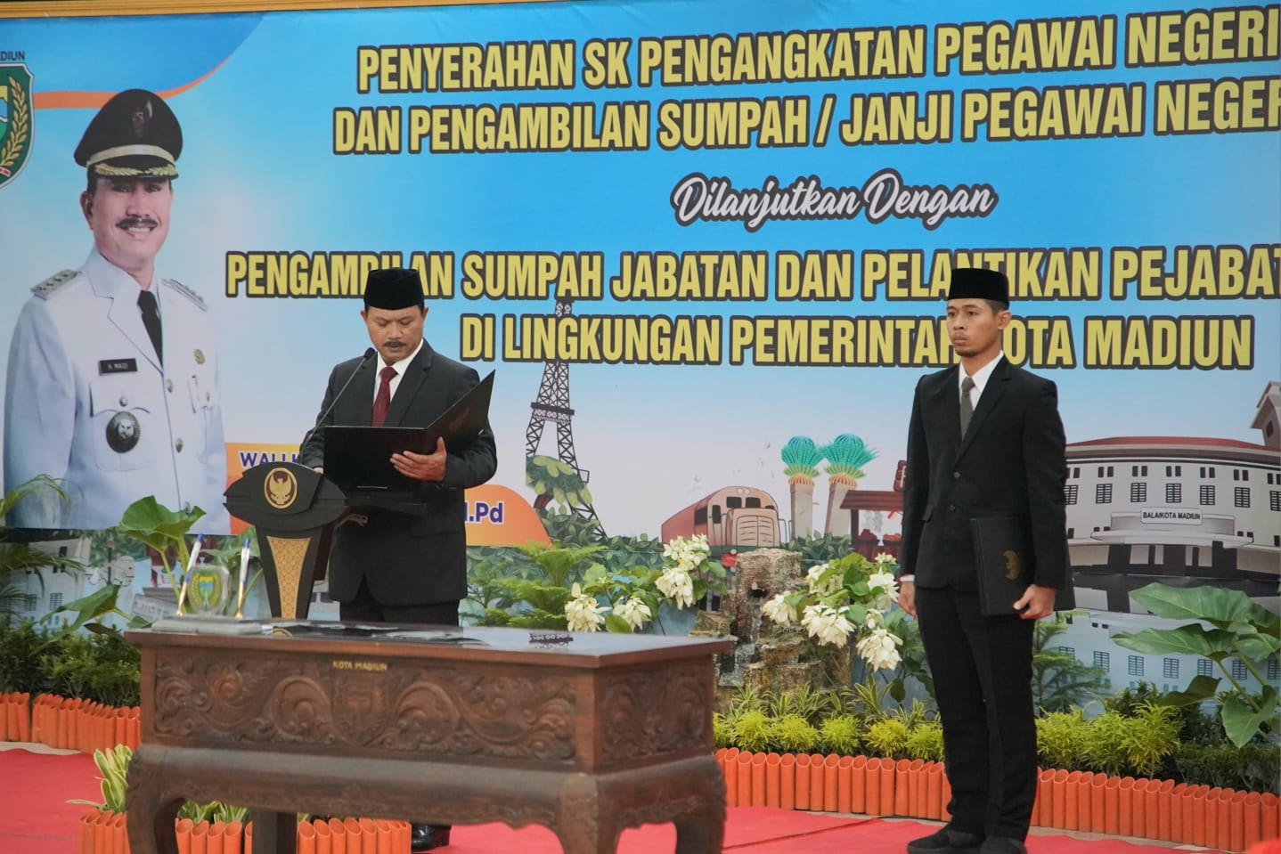 123 ASN Ikut Pengambilan Sumpah Janji, Wali Kota Pesan Utamakan Layanan Kepada Masyarakat