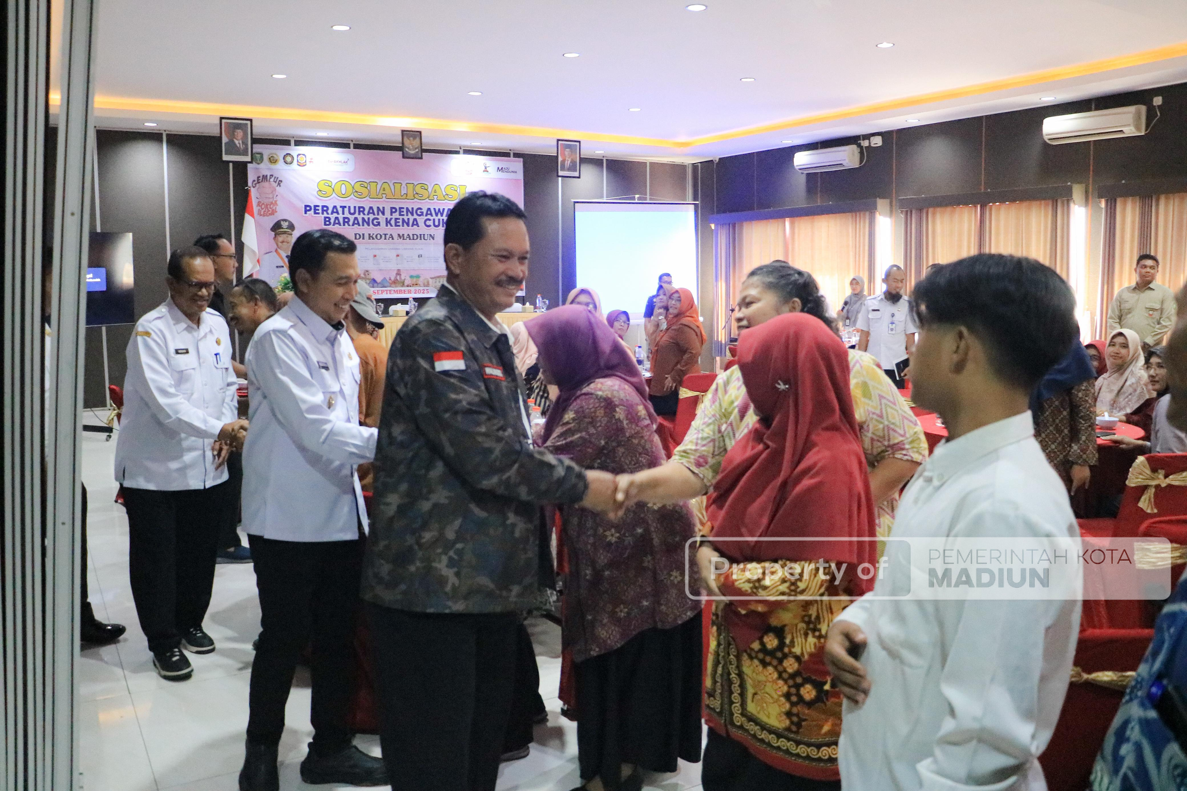 Sosialisasikan Peraturan Pengawasan BKC, Wali Kota Madiun: BKC Ilegal Merugikan Negara!