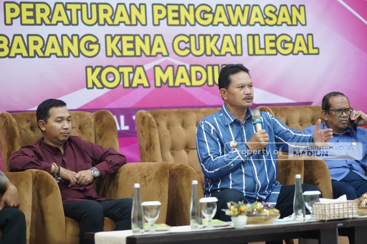Sosialisasi Peraturan Pengawas BKC Ilegal, Wali Kota Madiun Tekankan Peran Ojek Online dalam Pemberantasan Rokok Ilegal