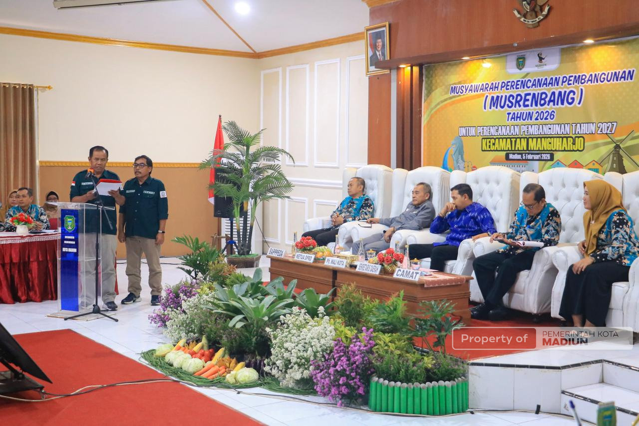 Musrenbang Kecamatan Manguharjo, Sarana Selaraskan Usulan dengan Arah Kebijakan Pembangunan