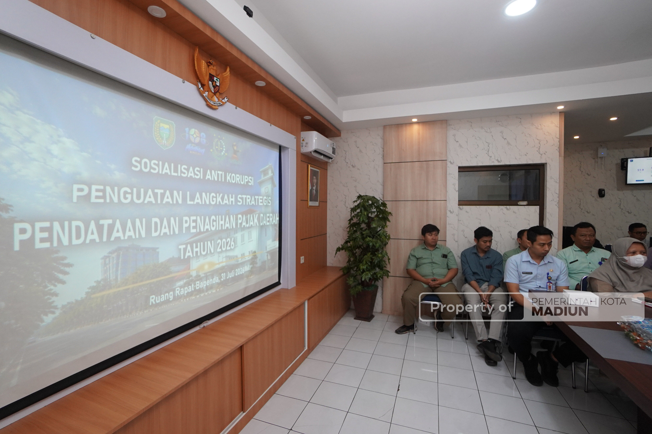 Plt Wali Kota Dorong Penguatan Pendataan dan Digitalisasi Pajak Lewat Sosialisasi Antikorupsi untuk Optimalkan PAD