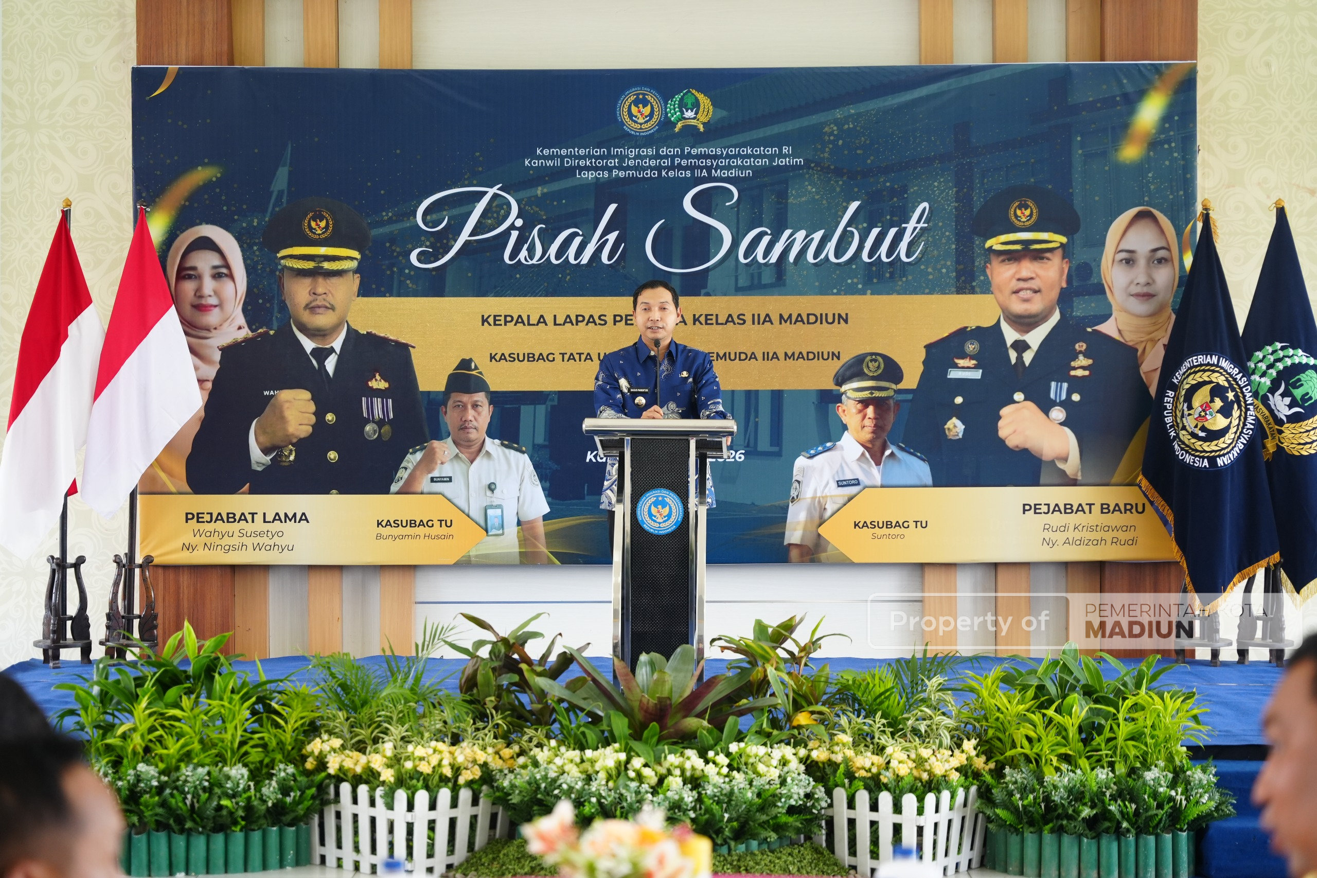 Hadiri Pisah Sambut Kalapas Lapas Pemuda IIA Madiun, Pemkot Dorong Penguatan SDM dan Inovasi