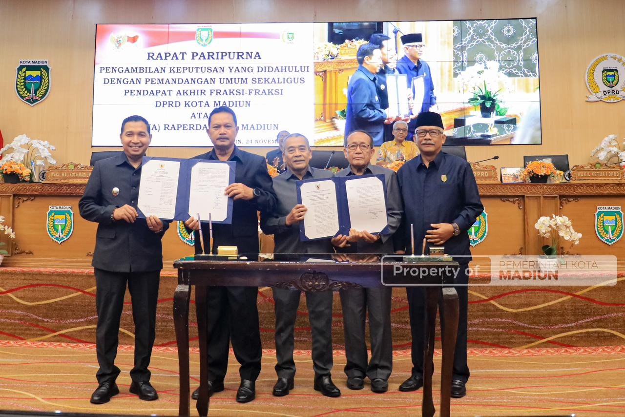 Aturan Daerah dan Pusat Disesuaikan, Dua Raperda Resmi Ditetapkan