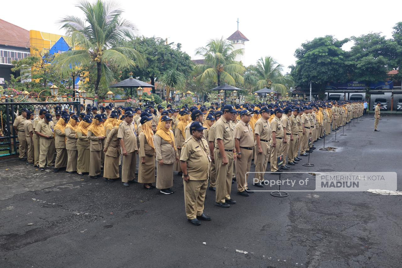 Pimpin Apel Perdana 2026, Wali Kota Maidi Tekankan Kedisiplinan ASN