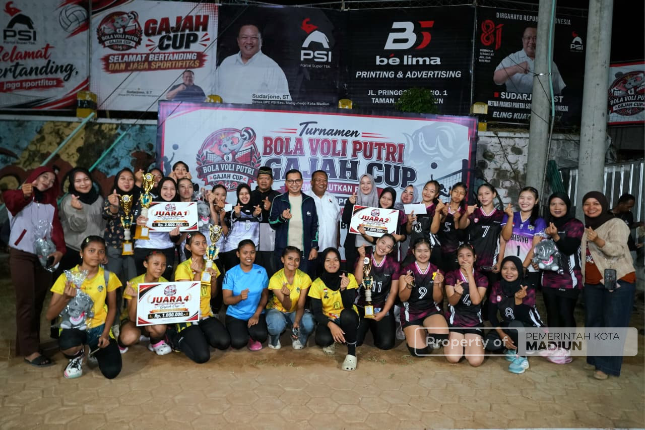 Hadiri Final Turnamen Gajah Cup, Plt Wali Kota Dorong Kompetisi Jadi Ruang Uji Mental Atlet
