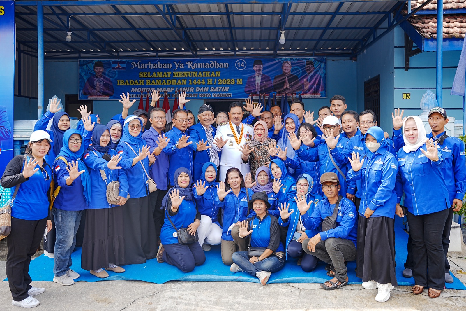 Peringati 4 Tahun MaDa, Wali Kota Hadiri Pagelaran Reyog di DPC Demokrat