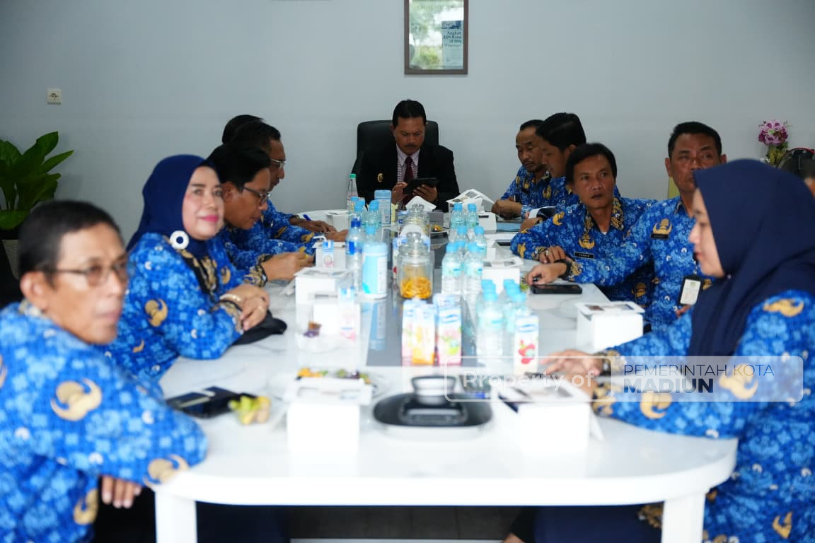 Mantapkan Persiapan Paparan Penghargaan Rupabumi Jatim, Wali Kota Madiun Gelar Rakor Bersama OPD