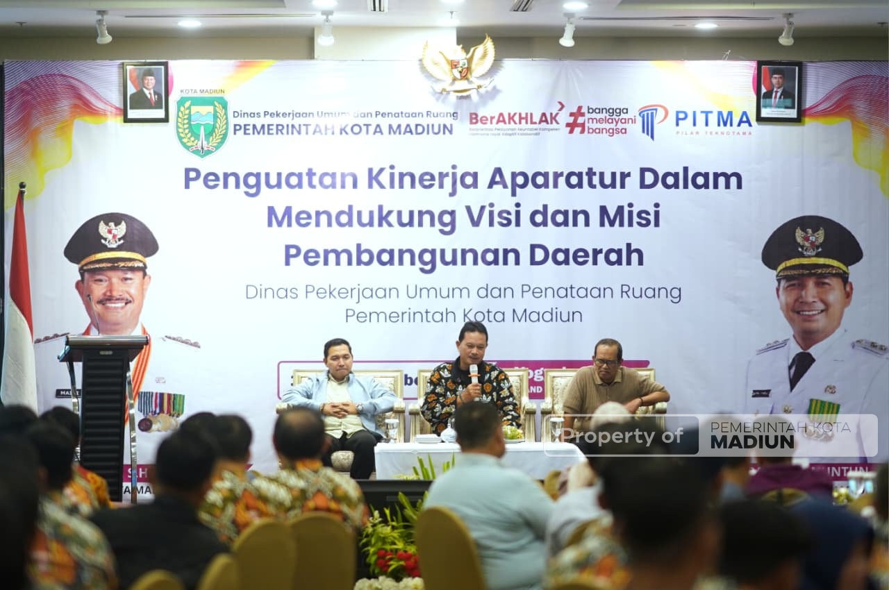 Dorong Peningkatan Kapasitas ASN, Wali Kota Madiun Beri Pembinaan pada Aparatur DPUPR