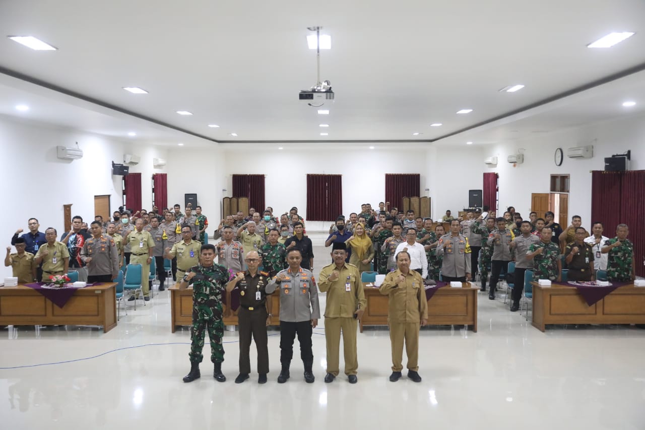 Buka Rakor Tim Terpadu Penanganan Konflik, Wali Kota Ajak Babinsa Dan Babinkamtibmas Tingkatkan Koordinasi Untuk Jaga Kondusifitas Kota