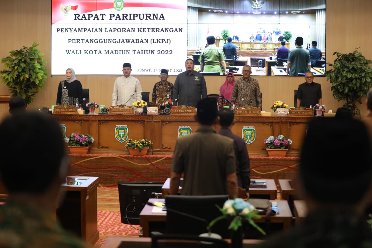 Paripurna LKPj Wali Kota TA 2022, Penyerapan APBD Capai 88 Persen Lebih