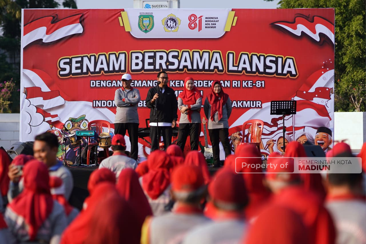 Wujudkan Kota Sehat, Pemkot Madiun Perkuat Gerakan Hidup Aktif bagi Lansia
