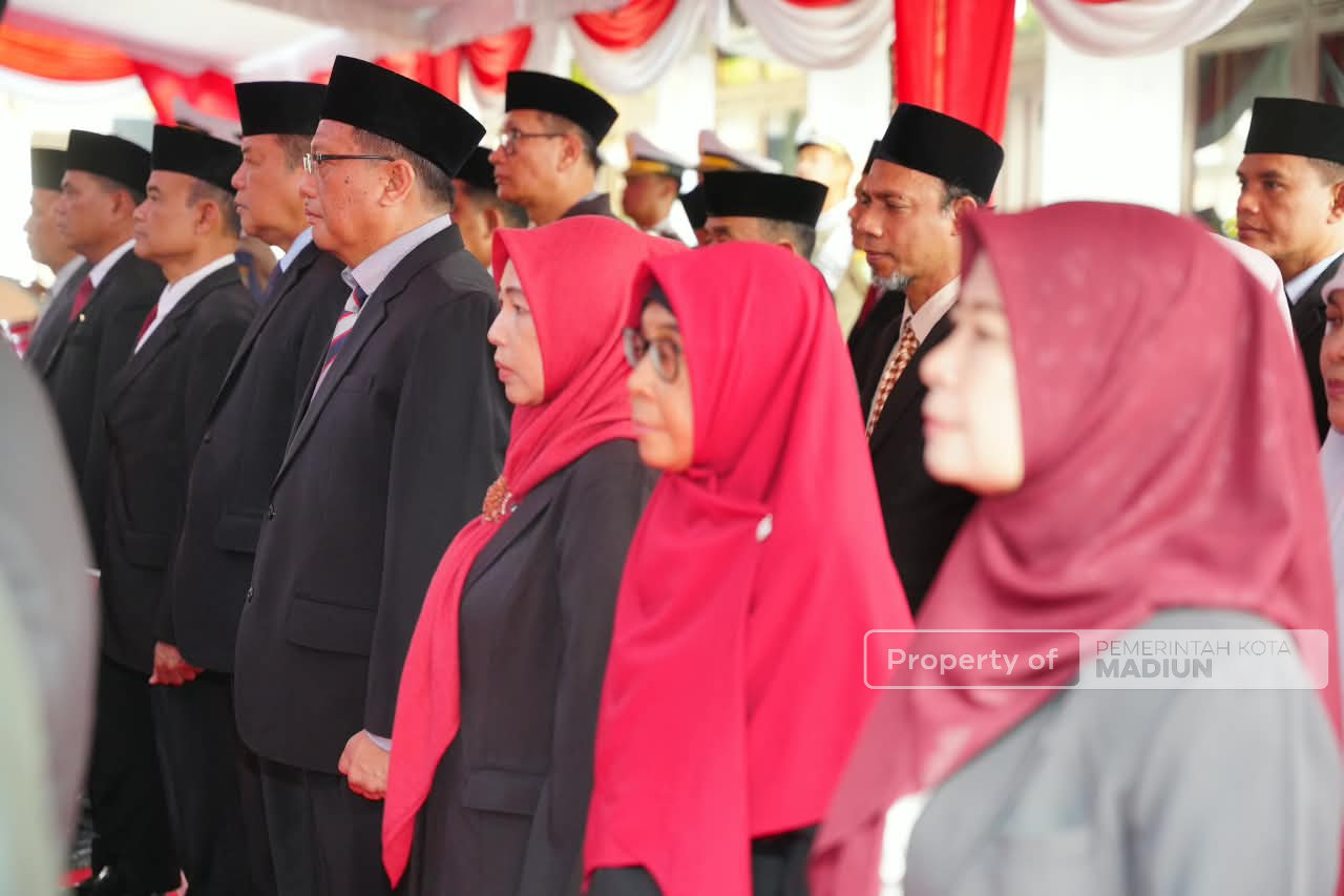 62 Paskibraka Kota Madiun Resmi Dikukuhkan, Plt Wali Kota Tekankan Tugas Mengawal Perjuangan Bangsa