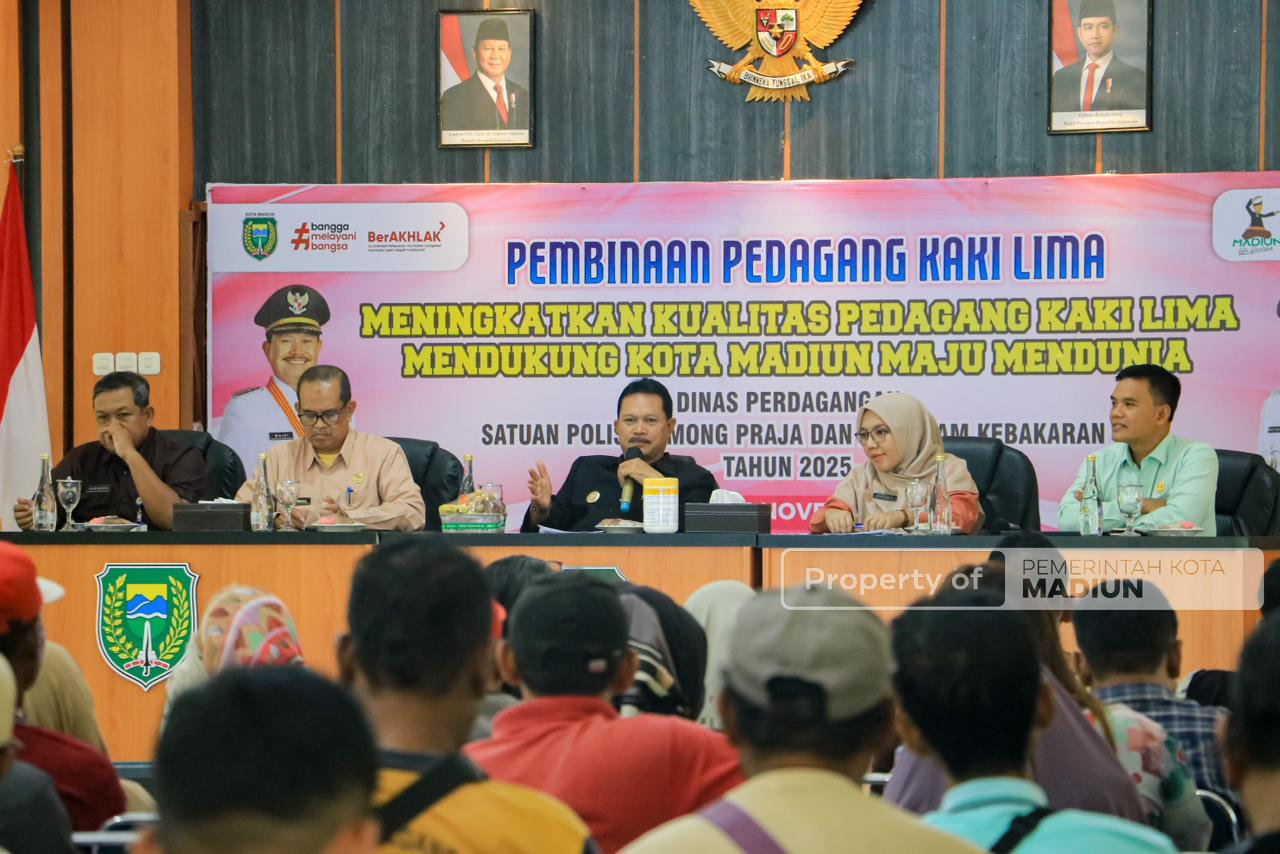 Lewat Pembinaan, Wali Kota Madiun Dorong PKL Naik Kelas