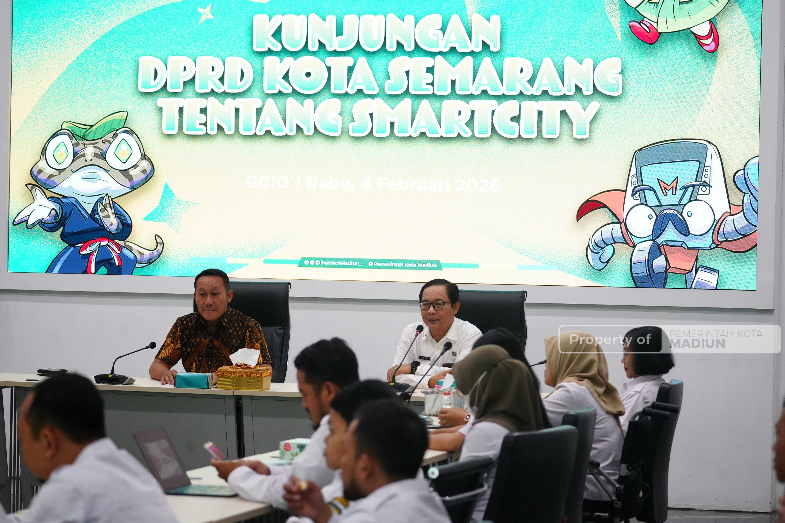 Sharing Soal Smart City, Komisi A DPRD Kota Semarang Kunjungi Kota Pendekar