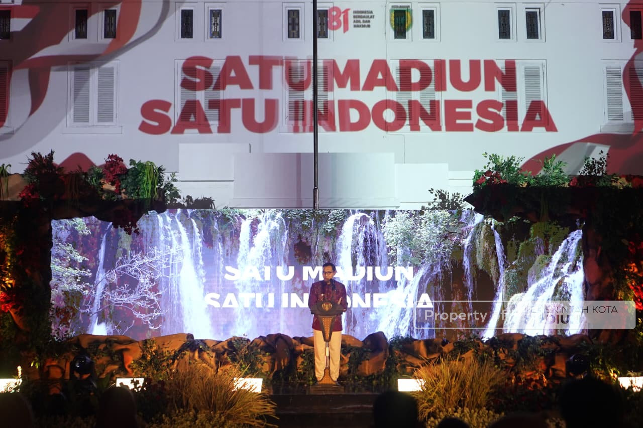 Malam Kenegaraan di Kota Madiun, Plt Wali Kota Ajak Perkuat Gotong Royong dan Peduli Sesama