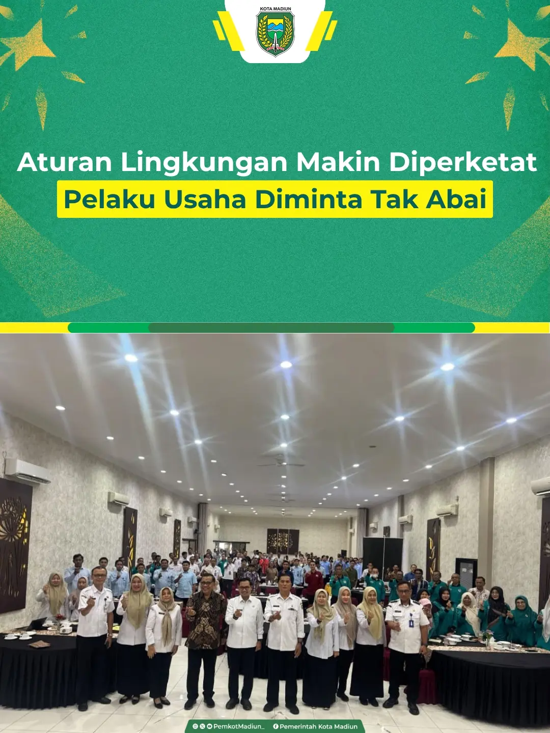 Pemkot Madiun terus memperkuat penegakan hukum lingkungan untuk mendukung perlindungan dan pengelolaan lingkungan hidup ...