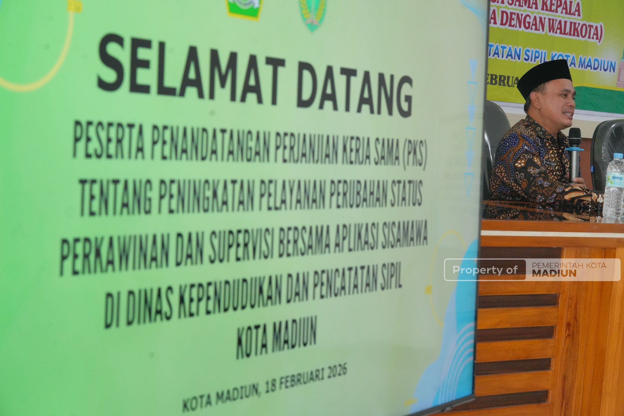 Integrasikan Layanan Pernikahan dan Adminduk, Status Pengantin di Kota Madiun Kini Langsung Berubah