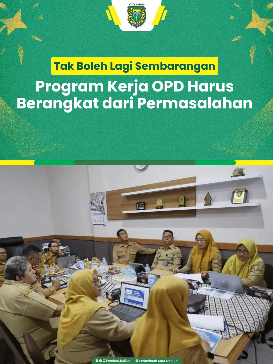 Program kerja Organisasi Perangkat Daerah (OPD) wajib menyelesaikan suatu permasalahan. Karenanya, program kerja yang di...