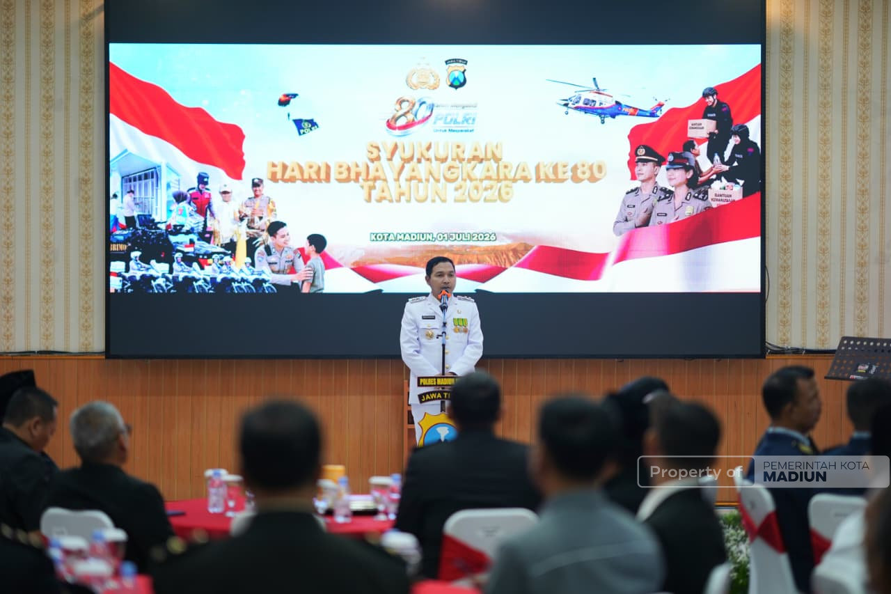 Hadiri Syukuran Hari Bhayangkara ke-80, Plt Wali Kota Harap Kolaborasi Polres dan Pemkot Terus Diperkuat