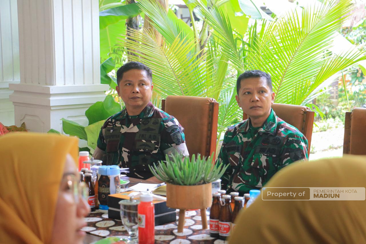 Perkuat Kolaborasi, Pemkot Madiun dan Kodim 0803 Matangkan Titik Lokasi Strategis KKMP