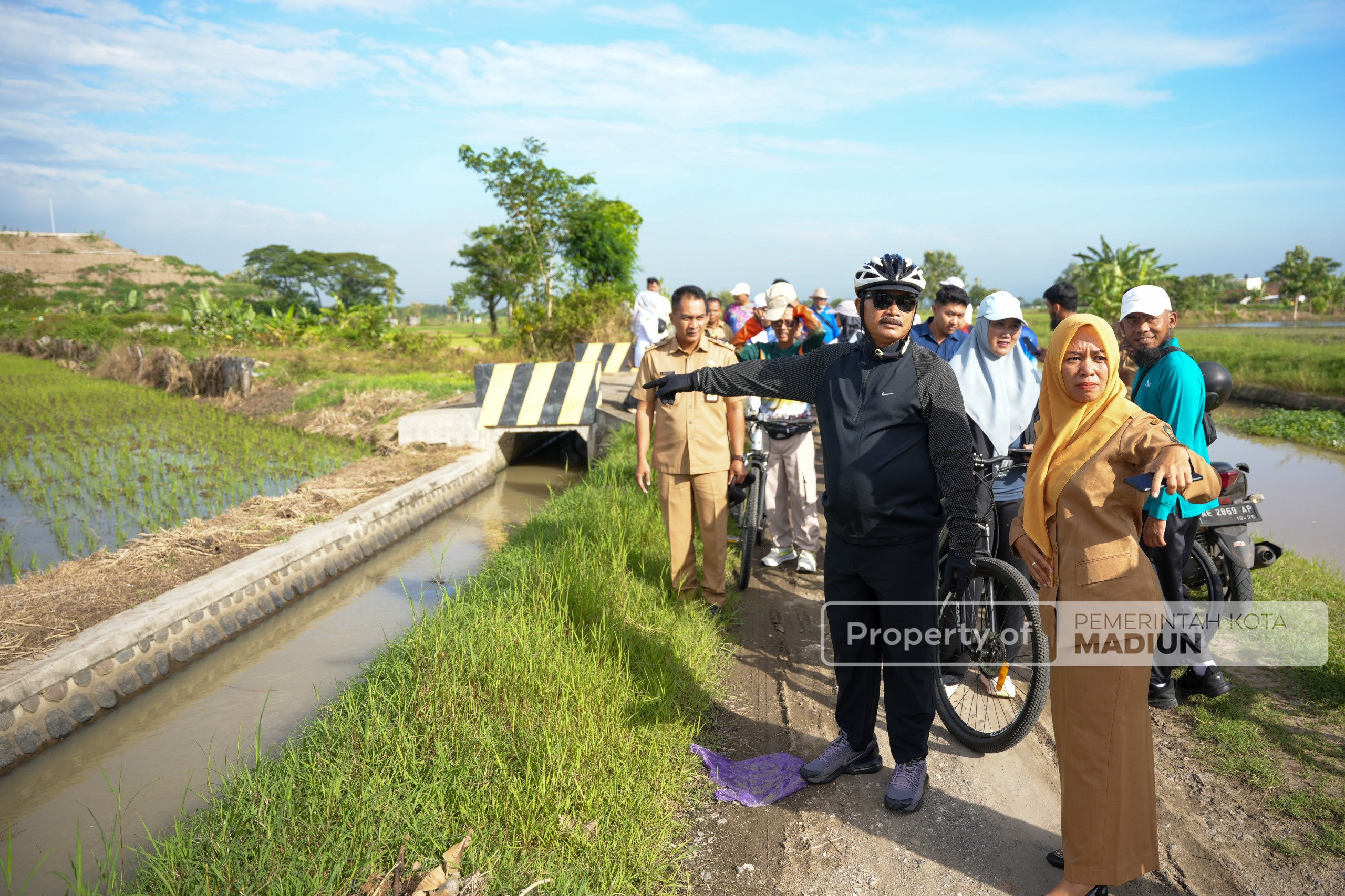 Gowes Pagi, Wali Kota Cek Sarana-Prasarana Pelayanan hingga Kesiapan Lahan Bakal Kantor Kemenhaj