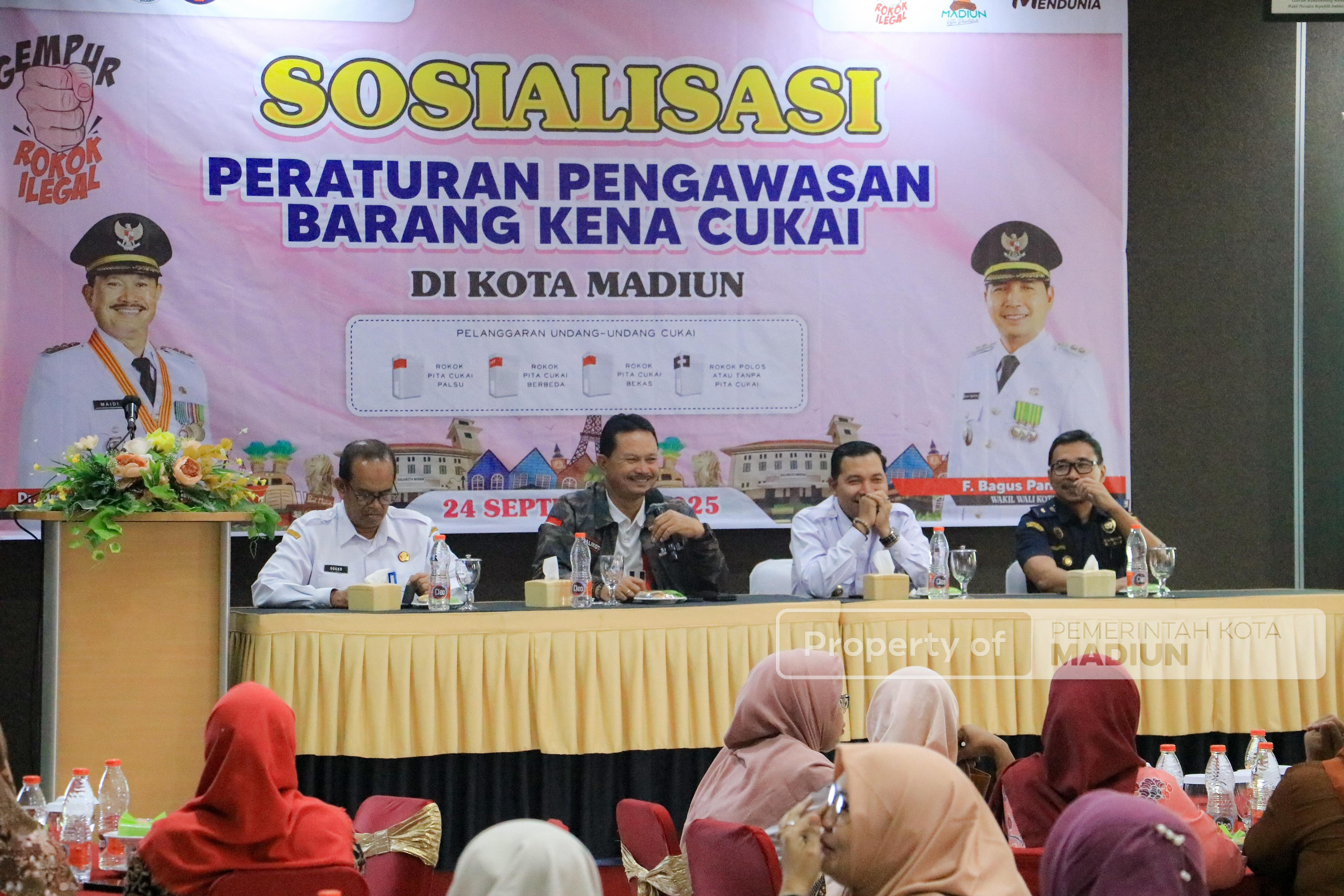Sosialisasikan Peraturan Pengawasan BKC, Wali Kota Madiun: BKC Ilegal Merugikan Negara!