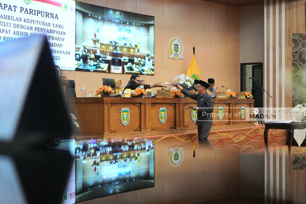 Pemkot Madiun Komitmen Tindak Lanjuti Masukan DPRD, Plt: Jadi Bahan Evaluasi Ke Depan