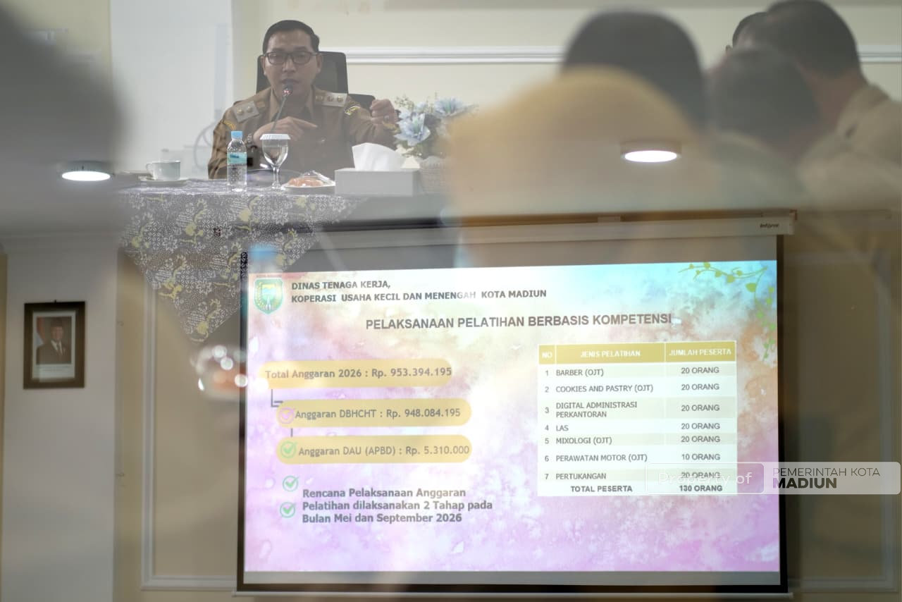 Gelar Audiensi dengan Disnaker KUKM, Plt Wali Kota Madiun Bahas Penguatan Pembangunan Adaptif