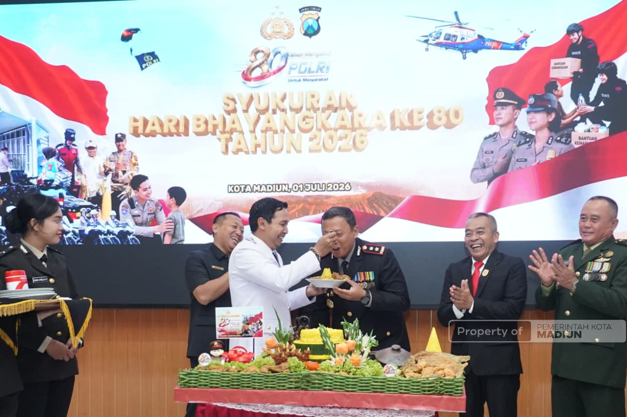 Hadiri Syukuran Hari Bhayangkara ke-80, Plt Wali Kota Harap Kolaborasi Polres dan Pemkot Terus Diperkuat